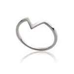 Bague femme originale en argent rhodié - samia Bague femme originale en argent rhodié - samia