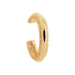 Bague d'oreille  pincer, anneau original en plaqu or - amy