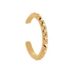 Bague d'oreille à pincer, anneau à pointes en plaqué or - ally Bague d'oreille à pincer, anneau à pointes en plaqué or - ally
