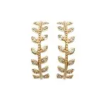 Boucles créoles plaqué or et zircon - nana Boucles créoles plaqué or et zircon - nana