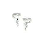 Boucles d'oreilles argent pour enfant, serpentin