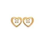 Boucles d'oreilles coeur pour femme et fille - attina
