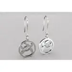 Boucles d'oreilles créateur femme en argent - tortue Boucles d'oreilles créateur femme en argent - tortue