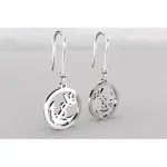 Boucles d'oreilles femme en argent, ancre marine par cabanetchanque Boucles d'oreilles femme en argent, ancre marine par cabanetchanque