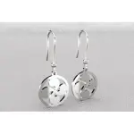 Boucles d'oreilles pour femme en argent - croix basque