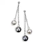 Boucles d'oreilles pendantes avec perles pour femme - femina Boucles d'oreilles pendantes avec perles pour femme - femina
