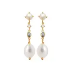 Boucles d'oreilles en perles de culture d'eau douce - nyna