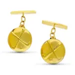 Boutons de manchette golf - or 18 carats - champion