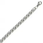 Bracelet acier maille palmier en 20 cm - syca