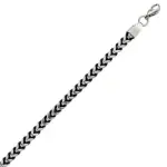 Bracelet acier vieilli inoxydable, maille palmier pour homme - mexico Bracelet acier vieilli inoxydable, maille palmier pour homme - mexico