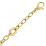 Bracelet audacieuse - acier dor, maille fantaisie chic et contemporaine