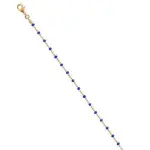 Bracelet bleu en plaqué or pour femme - pep's Bracelet bleu en plaqué or pour femme - pep's