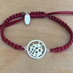 Bracelet coccinelle en argent / couleur au choix Bracelet coccinelle en argent / couleur au choix