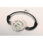 Bracelet prix concours hippique, mixte - etrier et cravache