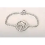 Bracelet de créateur en argent pour femme - cocotier Bracelet de créateur en argent pour femme - cocotier