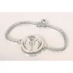 Bracelet créateur femme en argent - paire de tongues Bracelet créateur femme en argent - paire de tongues