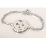 Bracelet créateur femme en argent, thème alsace, bretzel Bracelet créateur femme en argent, thème alsace, bretzel