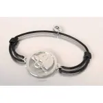 Bracelet crateur, thme quitation, cordon color - bombe / cravache