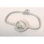 Bracelet quitation pour femme - cavalier au saut d'obstacle
