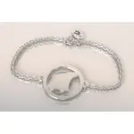 Bracelet femme, aileron de surf en argent, cration cabanetchanque