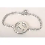 Bracelet femme en argent, cheval cabr par cabanetchanque