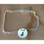 Bracelet femme argent, crateur cabanetchanque, token's chien assis