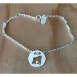Bracelet femme argent, créateur cabanetchanque, token's gorille Bracelet femme argent, créateur cabanetchanque, token's gorille