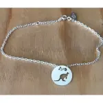 Bracelet femme argent, créateur cabanetchanque, token's kangourou Bracelet femme argent, créateur cabanetchanque, token's kangourou