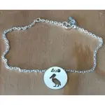 Bracelet femme argent, cr�ateur cabanetchanque, token's p�lican