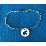 Bracelet femme argent, créateur cabanetchanque, token's poisson Bracelet femme argent, créateur cabanetchanque, token's poisson