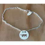 Bracelet femme argent, cr�ateur cabanetchanque, token's puma