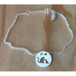 Bracelet femme argent, cr�ateur cabanetchanque, token's singes