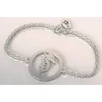 Bracelet femme en argent, crateur france - hippocampe