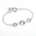 Bracelet femme en argent et cristal de swarovski, zoé bijoux - trystel Bracelet femme en argent et cristal de swarovski, zoé bijoux - trystel