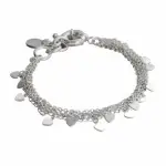Bracelet femme, coeur en argent zoé bijoux - myriade Bracelet femme, coeur en argent zoé bijoux - myriade