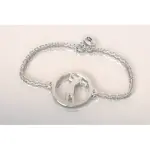 Bracelet femme, golfeuse en argent, cration cabanetchanque