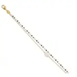 Bracelet femme, pierre de lune, perles de miyuki & plaqu or - luny