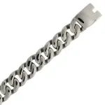 Bracelet grosse maille pour homme en acier - elija