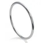 Bracelet jonc pour homme en acier gris - miro
