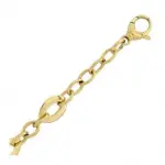 Bracelet maille fantaisie en acier dor� statement - aur�a