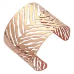 Bracelet manchette en acier rose pour femme - matrya