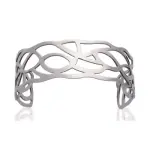 Bracelet manchette pour femme en acier 316l - septina