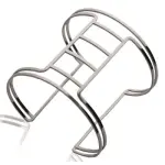 Bracelet manchette pour femme en acier gris 316l - sakina