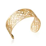 Bracelet manchette en plaqu or pour femme - xyna