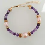 Bracelet murmure d'am�thyste - l'�treinte sensuelle de crealyn