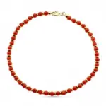 Bracelet en or jaune et corail de sardaigne - dona