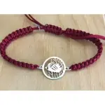 Bracelet poisson chirurgien en argent + cordon tressé - cabanetchanque Bracelet poisson chirurgien en argent + cordon tressé - cabanetchanque