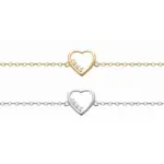 Bracelet romantique, argent 925 ou plaqu or, zircon - paula