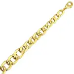 Bracelet solana en plaqu� or, maillons d�grad�s & longueur ajustable