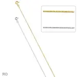 Chane femme en or 18 carats, maille vnitienne